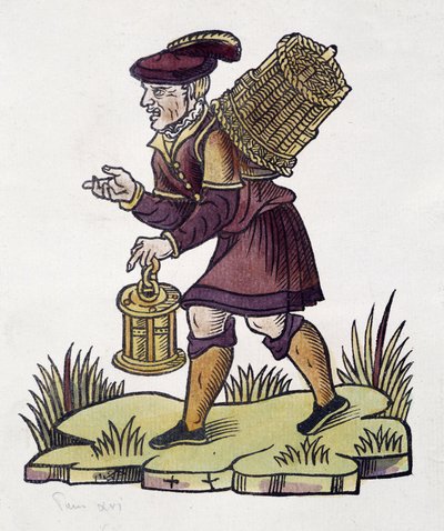 Kupec zapomenutý v roce 1735 v Paříži od Unknown artist