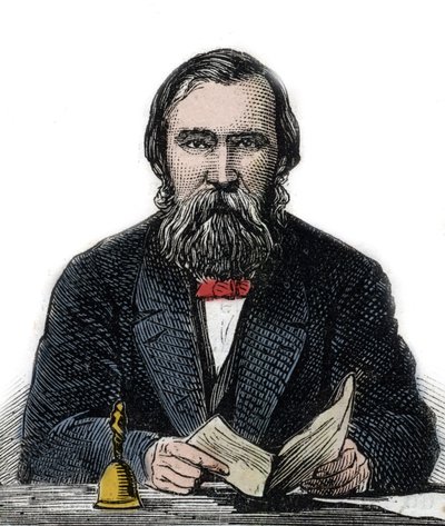 Moritz Lazarus - anglický filozof, psycholog (1824-1903) - od Unknown artist