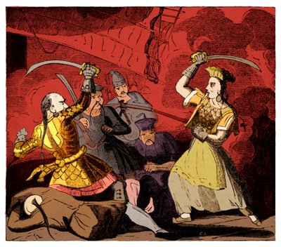 Paní Ching vdova po pirátském adminálu Chingovi od Unknown artist