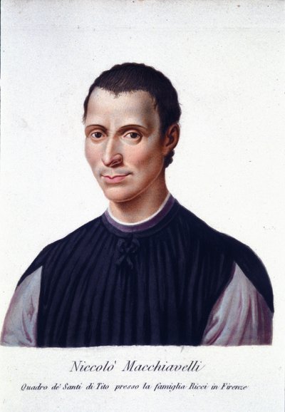 Niccolo di Bernardo dei Machiavelli (Nicolas Machiavel od Unknown artist