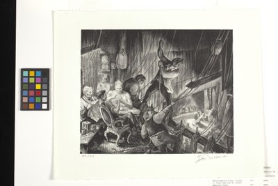 On The Fly Rail (litografie) od Unknown artist