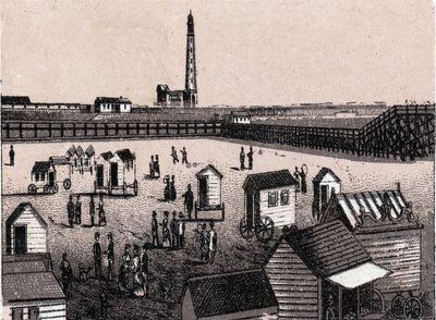 Ostende (Ostend), Belgie: pohled na východní lázně a přístav (přístav, přístav). v „“ Svět ilustruje 168 pohledů““ Nedatováno (konec 19. století) od Unknown artist