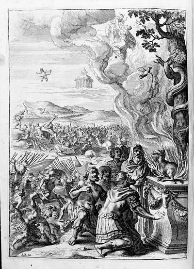 Ovidius (Ovidius) - ilustrace ke knize 15 - (P. Ovidiovy Metamorfózy noci od Unknown artist