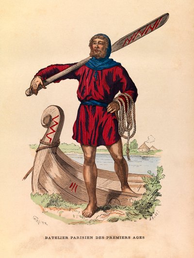 Pařížský lodník za starověku od Unknown artist