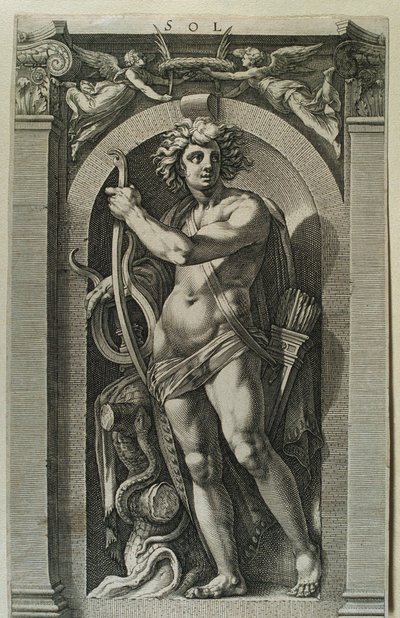 Personifikace Slunce od Unknown artist