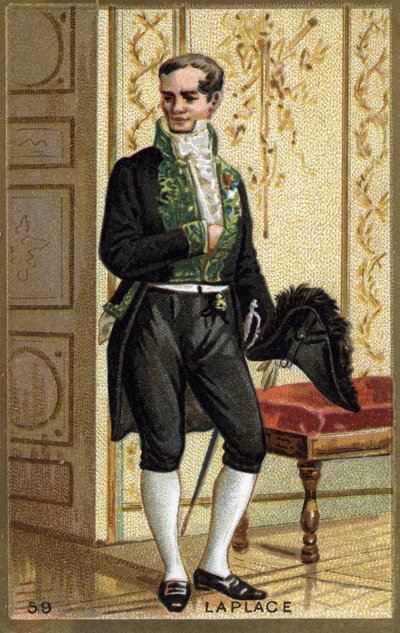 Pierre Simon de Laplace (1749 - 1827), francouzský matematik a astronom. Chromolitografie 19. století. od Unknown artist