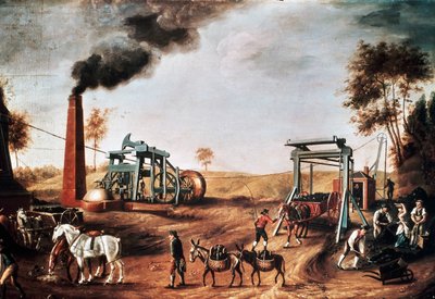 Hlava jámy, cca 1800, malba od neznámého umělce, olej na plátně, 95 x 153 cm, Velká Británie od Unknown artist