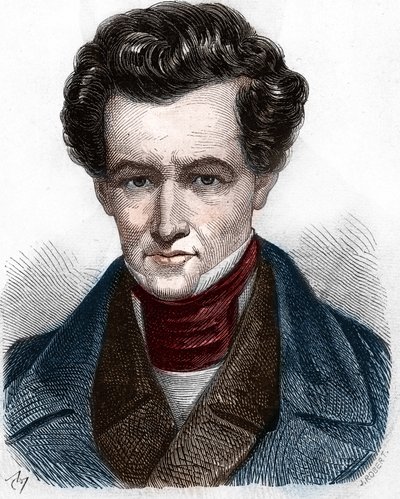 Portrét Armand Carrel (1800-1836), francouzský novinář. od Unknown artist