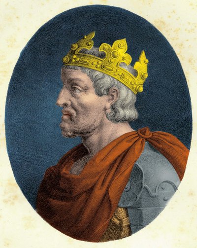 Portrét Pepin The Brief (asi 714 - 768). od Unknown artist