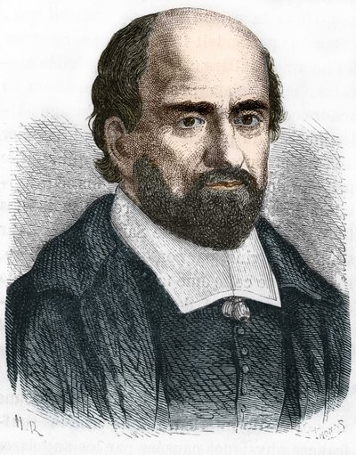 Portrét (Jean Duvergier de Hauranne) abbé Saint Cyran od Unknown artist