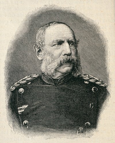 Portrét ALBERTA krále Saska (1828-1902), vojáka, který se zúčastnil bitvy u Sedanu. rytina od Unknown artist
