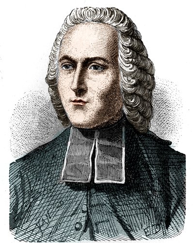 Portrét abbé Jean Antoine (Jean-Antoine) Nolleta (1700 - 1770), francouzského fyzika - v „Album de la Science; věhlasní vědci; Grandesovy objevy “”” 1896. od Unknown artist