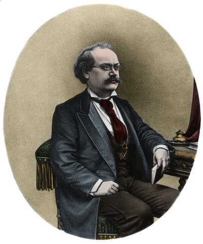 Portrét Alexandre Charles Lecocq (1832-1918), francouzský skladatel - Portrét Alexandre Charles Lecocq (1832-1918), francouzský skladatel od Unknown artist
