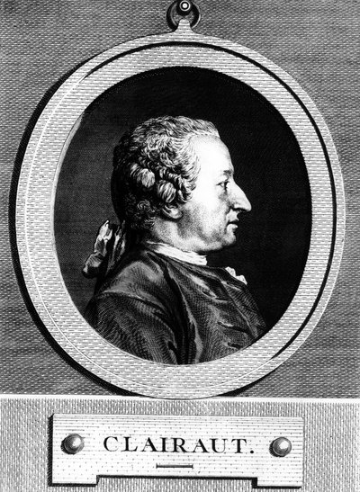 Portrét Alexis Claude CLAIRAUT (1713-1765) francouzský matematik. od Unknown artist