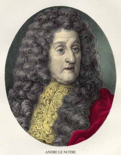Portrét André Le Nôtre (Lenotre od Unknown artist