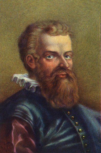 Portrét Andreho Vesaleho, anatoma. od Unknown Artist