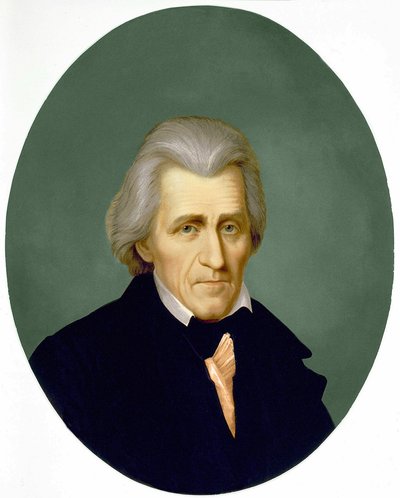 Portrét Andrewa Jacksona. 19. století rytina. od Unknown artist