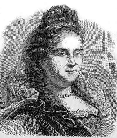 Portrét Anne Lefebvre, Mme Dacier. Francouzský učenec (1647 až 1720). od Unknown artist