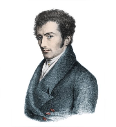 Portrét Anselma Huttenbrennera (1794-1868), rakouského skladatele od Unknown artist