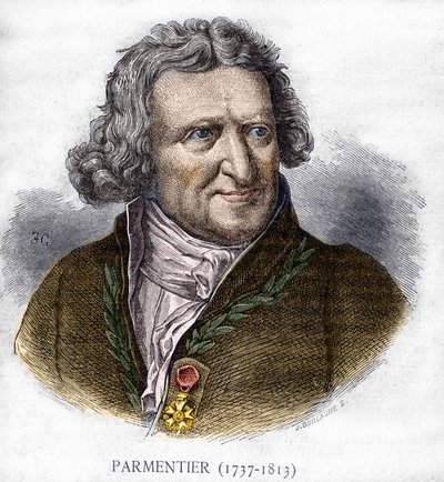 Portrét Antoina Augustina Parmentiera (1737 - 1813), francouzského vojenského lékárníka a agronoma - v Les Contemporains, n.d. koncem 19. století. od Unknown artist