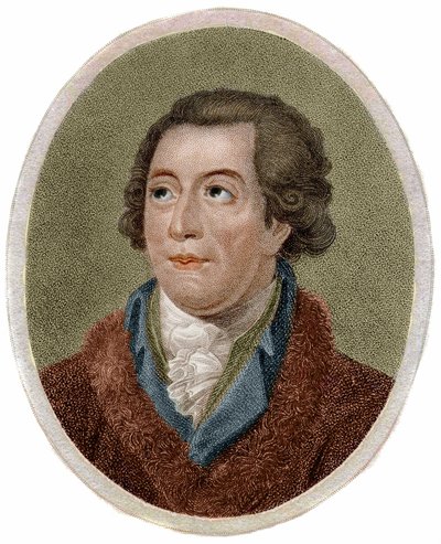 Portrét Antoine Laurent de Lavoisier, francouzský chemik (1743-1794), rytina od Chapmana od Unknown artist