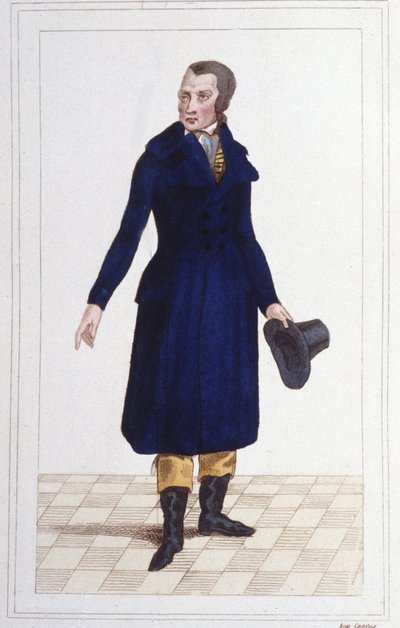 Portrét Antoine Quentin Fouquier Tinville (1746 - 1795), francouzský soudce a politik, rytina 1830 od Unknown artist