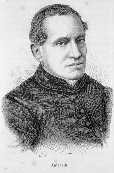 Portrét Antonelliho od Unknown artist