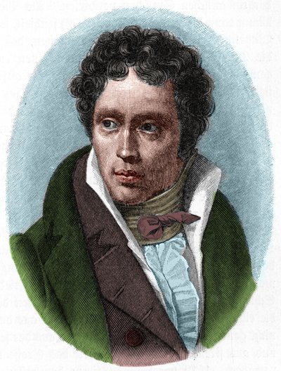 Portrét Arthura Schopenhauera, německého filozofa (1788-1860). od Unknown artist