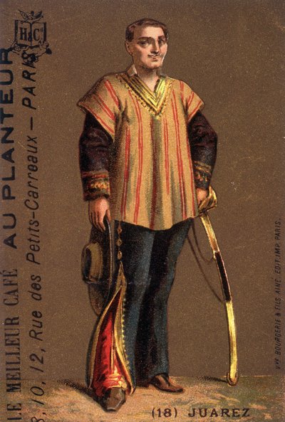 Portrét Benita Juareze (1806-1872), mexického politika. od Unknown artist