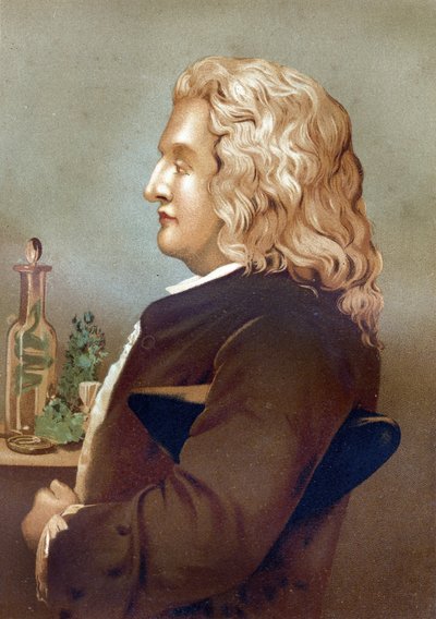 Portrét Bernarda de Jussieu (1699-1777), francouzského botanika. z „La Ciencia y sus Hombres od Louise Figuiera““. Barcelona 1881 od Unknown artist