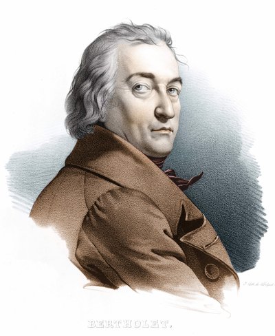 Portrét Bertholleta. 19. století rytina. od Unknown artist