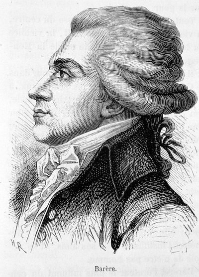 Portrét Bertranda Barere de Vieuzac (1755-1841), francouzského politika. od Unknown artist