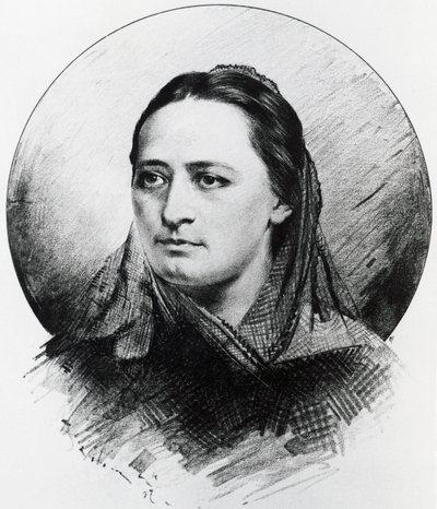 Portrét Boženy Němcové od Unknown artist
