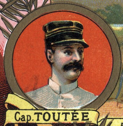 Portrét francouzského průzkumníka kapitána Touteeho. od Unknown artist
