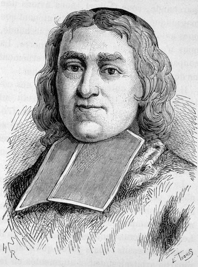 Portrét kardinála Fleuryho (1653 - 1743) (André Hercule de Fleury). Rytina konce 19. století v „Histoire de France““ od H. Martina. od Unknown artist