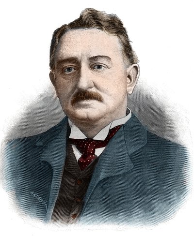 Portrét Cecila Johna Rhodese (1853-1902) britského obchodníka a koloniálního správce. od Unknown artist
