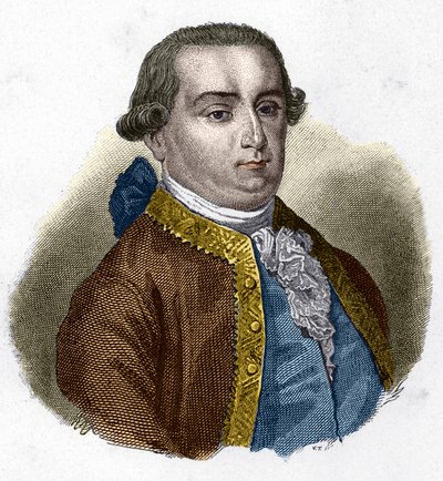 Portrét Cesare Bonesany, markýze de Beccaria (1738 - 1794), italského právníka. od Unknown artist