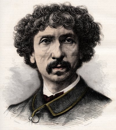 Portrét Charlese Garniera (1825-1898), francouzského architekta - rytina v ilustrovaném týdeníku „La musique populaire“““ - 1882 od Unknown artist