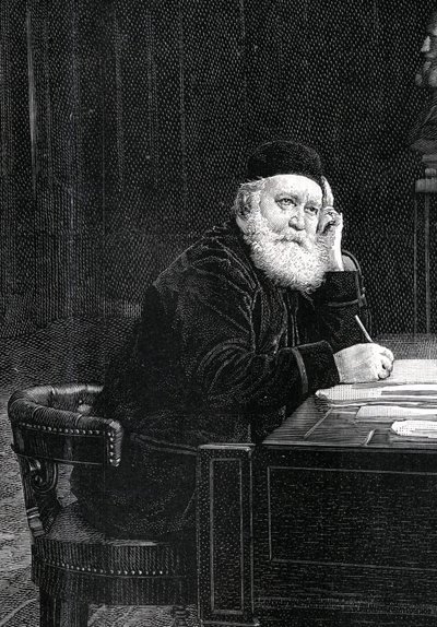 Portrét Charlese Gounoda (1818-1893), francouzského skladatele. od Unknown artist