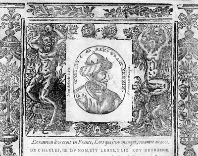 Portrét Karla IV Le Bel, krále Francie od roku 1322 do roku 1328. od Unknown artist