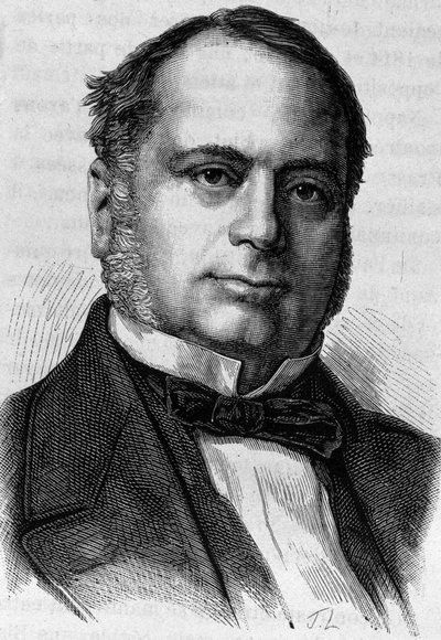 Portrét Charlese Valletty (? - 1881). Rytina konce 19. století v „Histoire de France““ od H. Martina. od Unknown artist