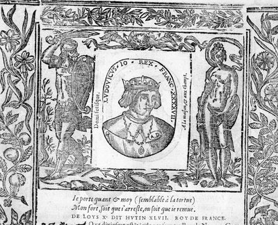 Portrét Karla X. Le Hutina, krále Francie v letech 1314 až 1316. od Unknown artist