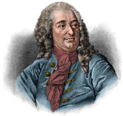 Portrét Christiana von Wolffa nebo Christiana von Wolfa Německý právník, matematik a filozof (1679-1754). Rytina. od Unknown artist