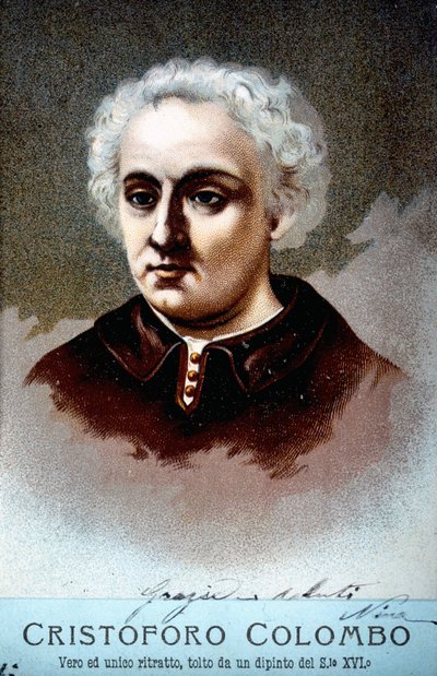 Portrét Kryštofa Kolumba od Unknown artist