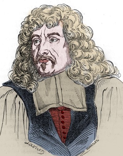 Portrét Clauda Ballina (1615-1678) zlaté hlavy krále Ludvíka XIV. od Unknown artist