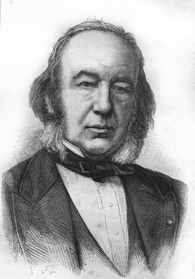 Portrét Clauda Bernarda (1813 - 1878) francouzského fyziologa - v "" L