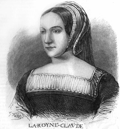 Portrét Claude de France, manželky krále Francoise 1. (1499-1524). od Unknown artist