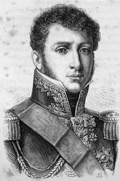 Portrét hraběte Charlese Tristana z Montholonu, francouzského generála (1783-1853). od Unknown artist