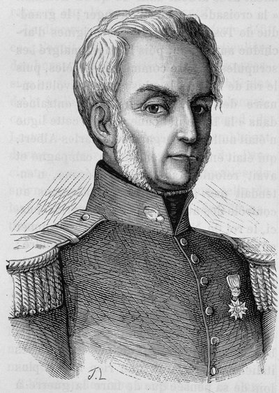 Portrét Courtais. Rytina z konce 19. století v „Histoire de France““ od H. Martina. od Unknown artist