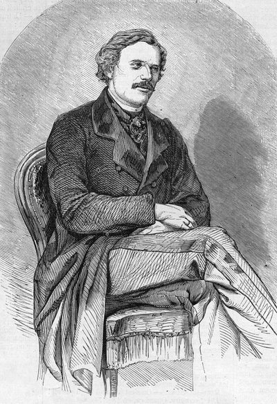Portrét Daniela Dunglase Home (1833-1886) střední tartan. od Unknown artist